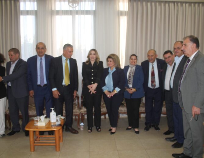 Jordanian Conservative Party receives well-wishers after its founding conference and leadership election